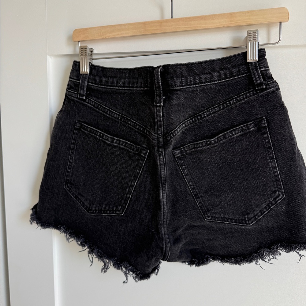 Black Denim Women's Shorts